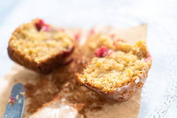 Fototapeta na wymiar Cranberry muffin