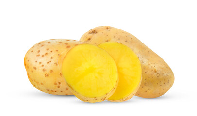 Potato isolated on white