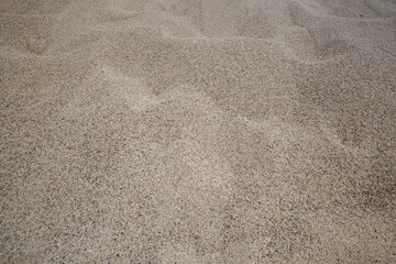 Fototapeta na wymiar Rough Mediterranean sand close up
