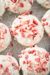 Peppermint White Chocolate Cookies