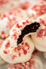 Peppermint White Chocolate Cookies