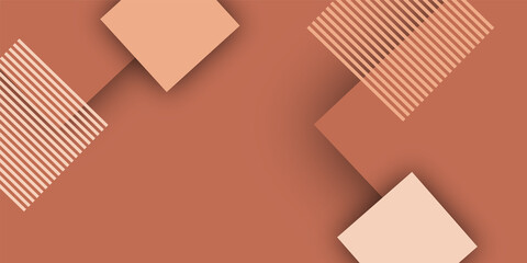 Abstract geometric background. Vector illustration. Wallpaper with three-dimensional squares.