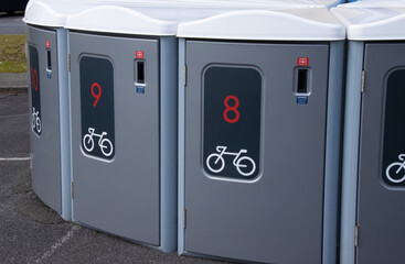 city centre secure bicycle storage