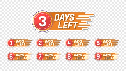 Number of days left for discount sales promotion