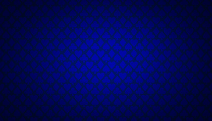 スペード、ハート、クローバー、ダイヤモンドのマークを背景にしたカジノイメージ