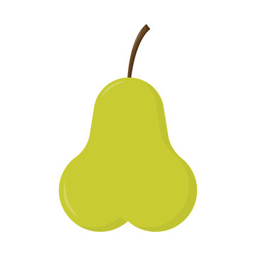 Vector illustration of pear. Suitable for menu design, social media post, poster, banner, or video editing needs