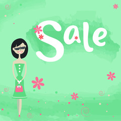 Summer sale vector