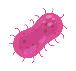 Virus Bacteria. Germ Icon. Vector illustration