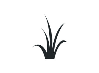 grass icon vector. Linear style sign for mobile concept and web design. grass symbol illustration.