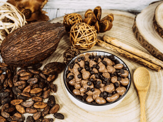 homemade dark chocolate ice cream, ice cream