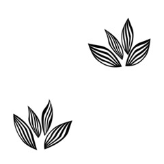 Floral Brush strokes Seamless Pattern Design