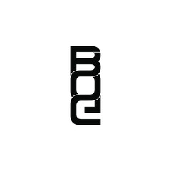 boe letter original monogram logo design