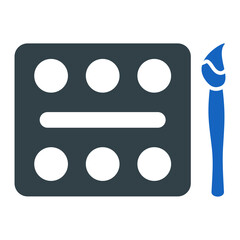 Watercolor Icon Design