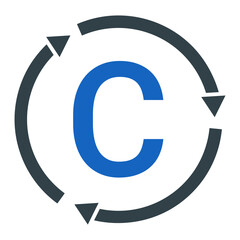 Carbon Cycle Icon Design