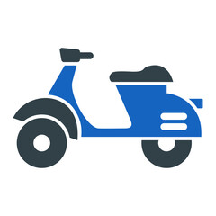 Electric Scooter Icon Design
