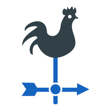 Weathercock Icon Design