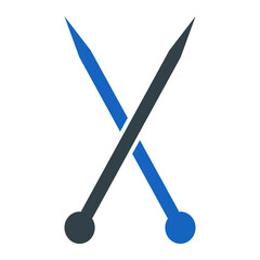 Knitting Needles Icon