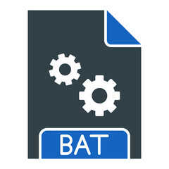 BAT File Format Icon Design