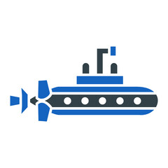 Submarine Icon Design