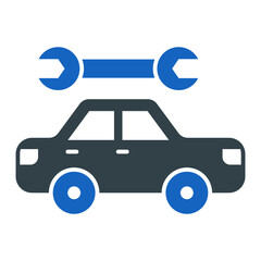 Car Repairing Icon Design