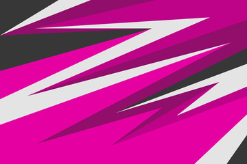 Abstract background with colorful sharp, zigzag and arrow pattern