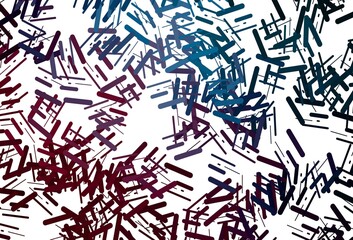 Dark purple vector background with straight lines.