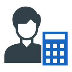 Accountant Icon Design