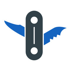 Swiss Knife Icon Design