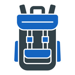 Camping Bag Icon Design
