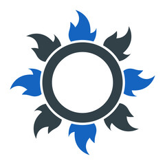Ring Of Fire Icon Design