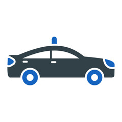Police Car Icon Design