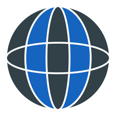 Global Network Icon Design