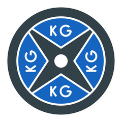 Weight Plates Icon Design