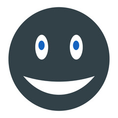 Smiling Emoji Icon Design