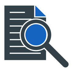 Search File Icon Design