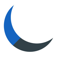 Half Moon Icon Design