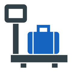 Luggage Scale Icon Design