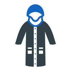 Rain Coat Icon Design