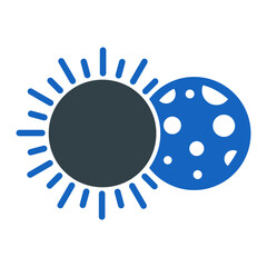 Solar Eclipse Icon Design