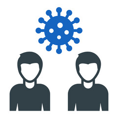 Virus Transmission Icon Design