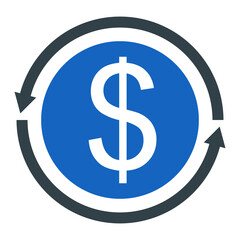 Money Flow Icon Design