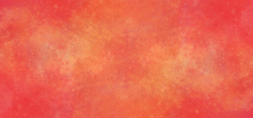 red and yellow background, abstract watercolor background with space. colorful sunrise or sunset colors in cloudy shapes. beautiful hues of yellow gold and pink in hand painted watercolor background