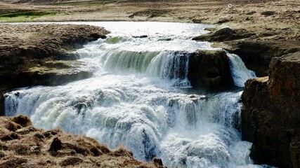 Wasserfälle in Island.