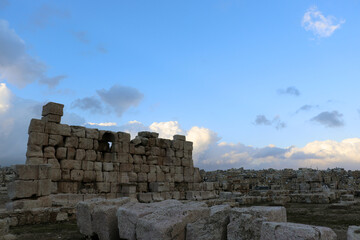 Fototapeta na wymiar Amman citadel, Jordan - Islamic, roman and greek history