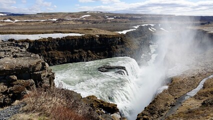 Wasserfälle in Island.