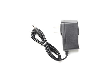 Charger with cable isolated on white background