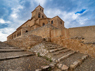 Romanesque Church of the Virgen del Rivero in the town of San Esteban de Gozmar in Soria.