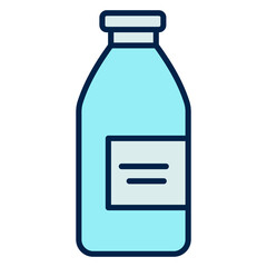 Medicine Bottle Vector icon which is suitable for commercial work and easily modify or edit it
