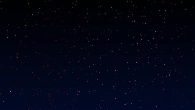 Colorful starfield background. 