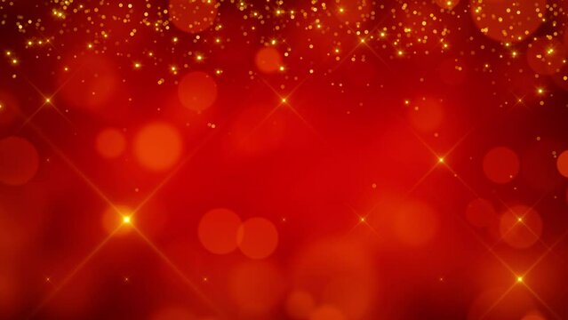 sizzling hot particles red background loop